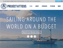 Tablet Screenshot of projectatticus.com